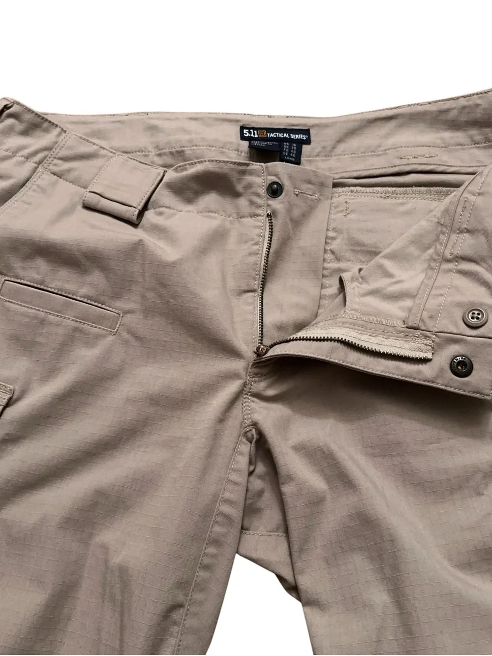 5.11 Tactical Stryke Pants Womens Size 16 Ripstop Uniform Cargo Pocket Beige